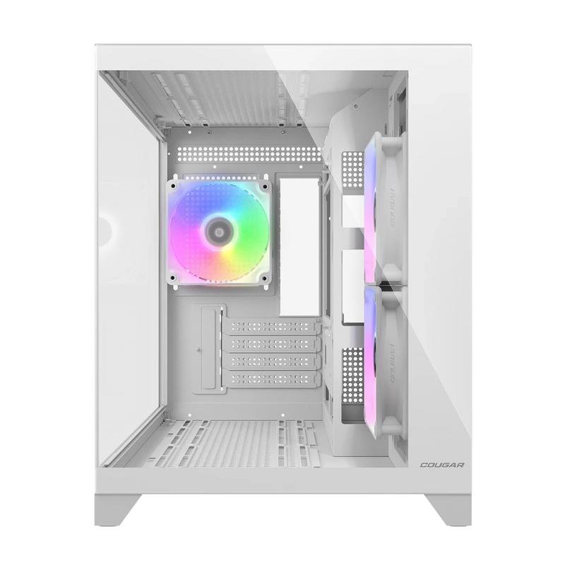 Thumbnail 1 de Cougar CGR-2QA6W-RGB Mini Tower blanca con cristal templado RGB