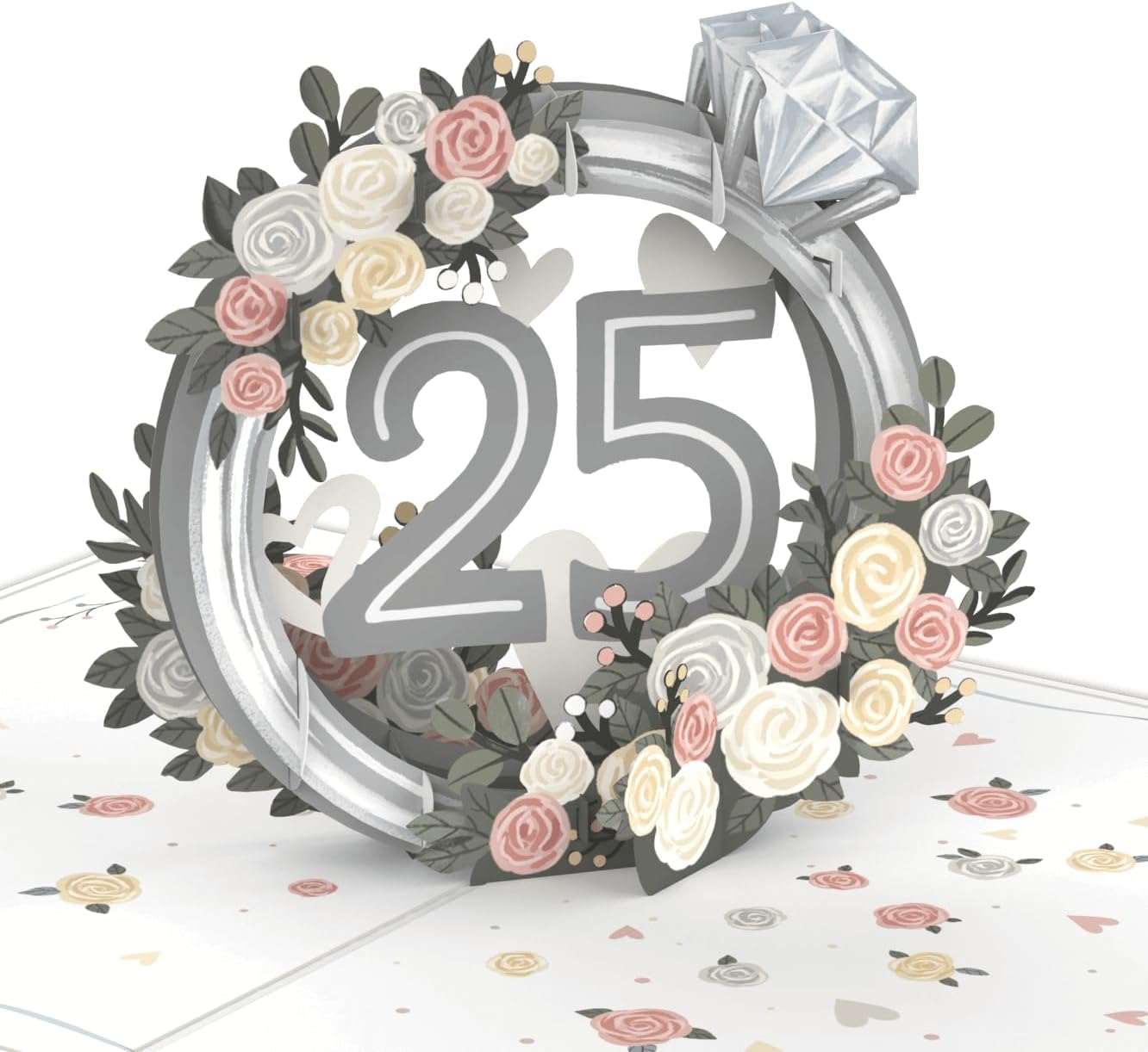 Thumbnail 5 de papercrush Carte Pop Up Noces de Diamant (60e anniversaire) — carte 3D pour offrir de l’argent