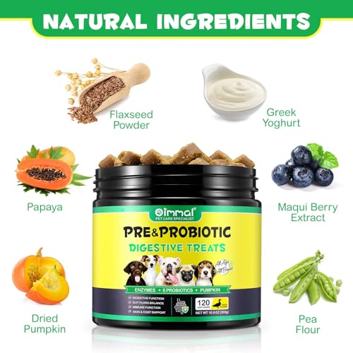 Detalle 1 de Probióticos para perros genérico con enzimas digestivas (120 chew masticables)