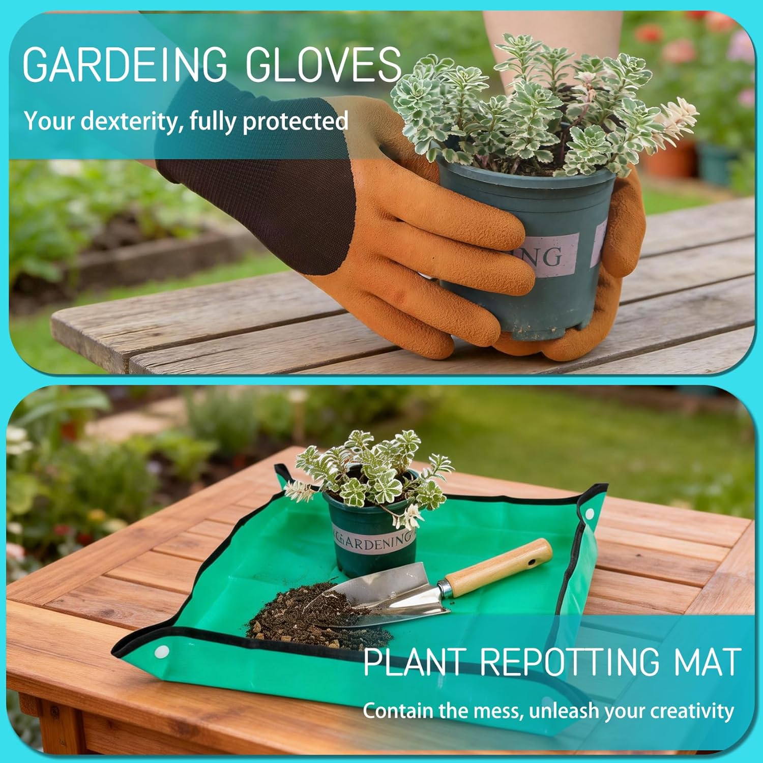 Thumbnail 3 de SLARMOR Garden Tools Set 10-Piece for Gardening