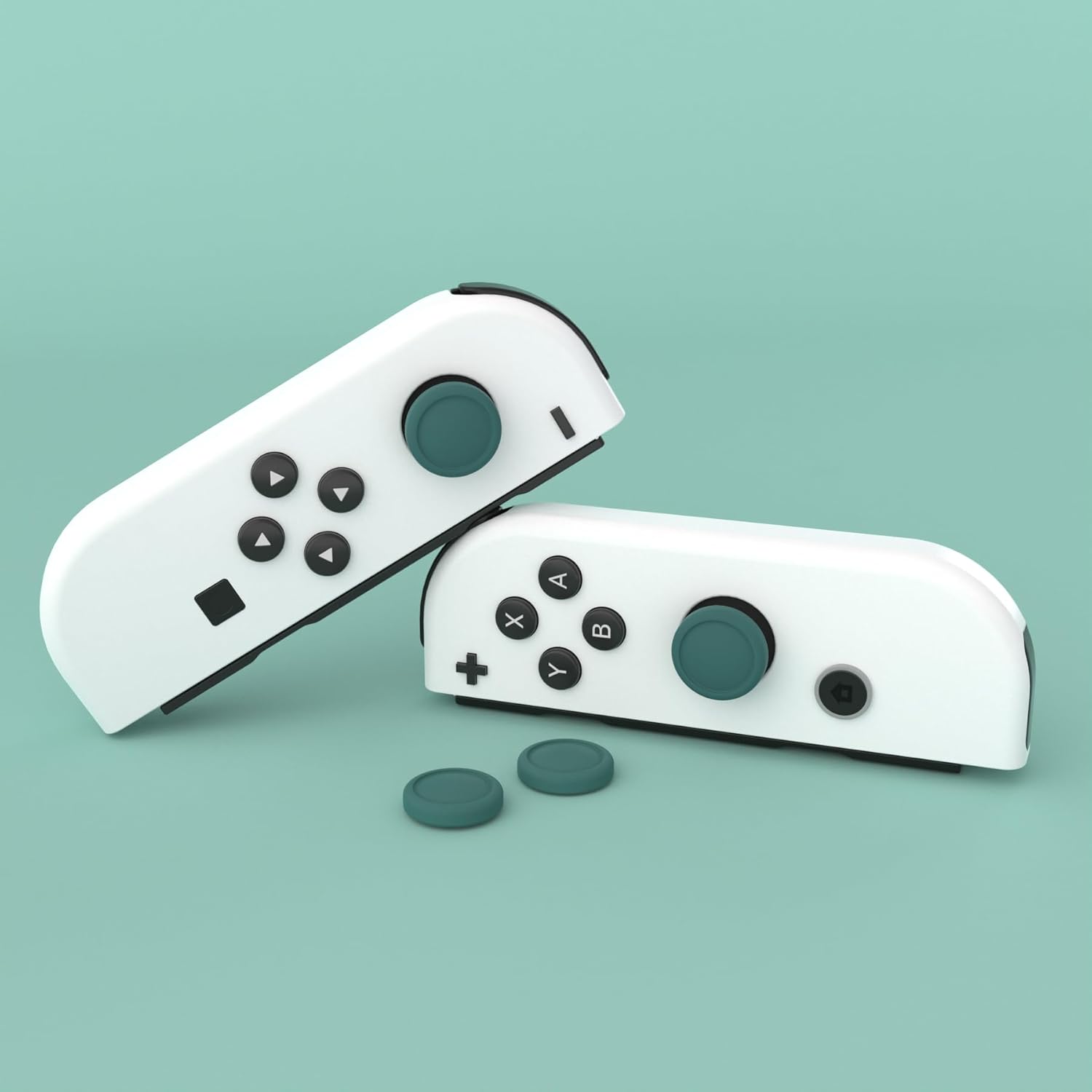 Thumbnail 5 de eXtremeRate PlayVital silicone joystick caps (Hunter Green) for Switch OLED Joy‑Con