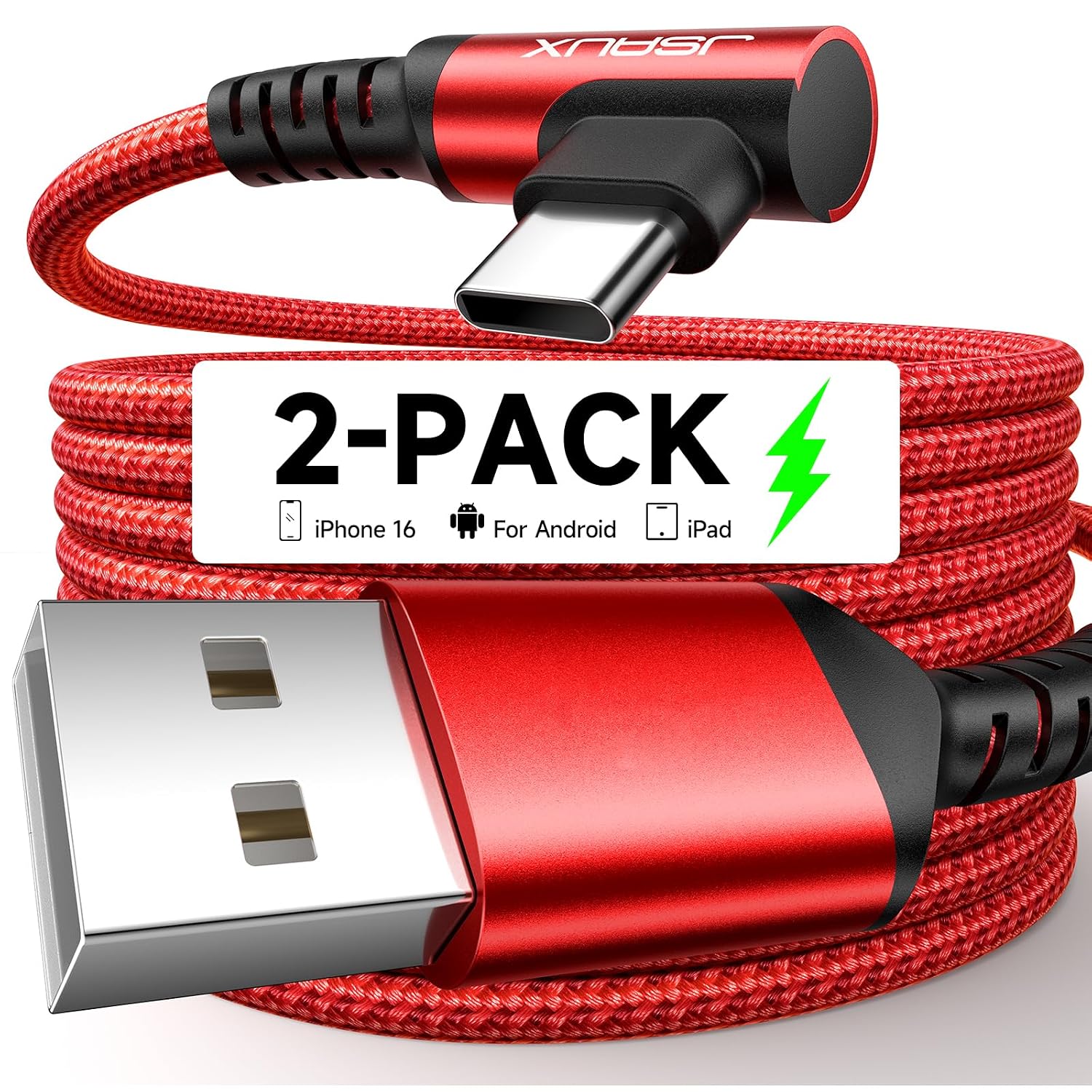 Detalle de JSAUX USB C Kabel 2M 3,1A Schnellladung