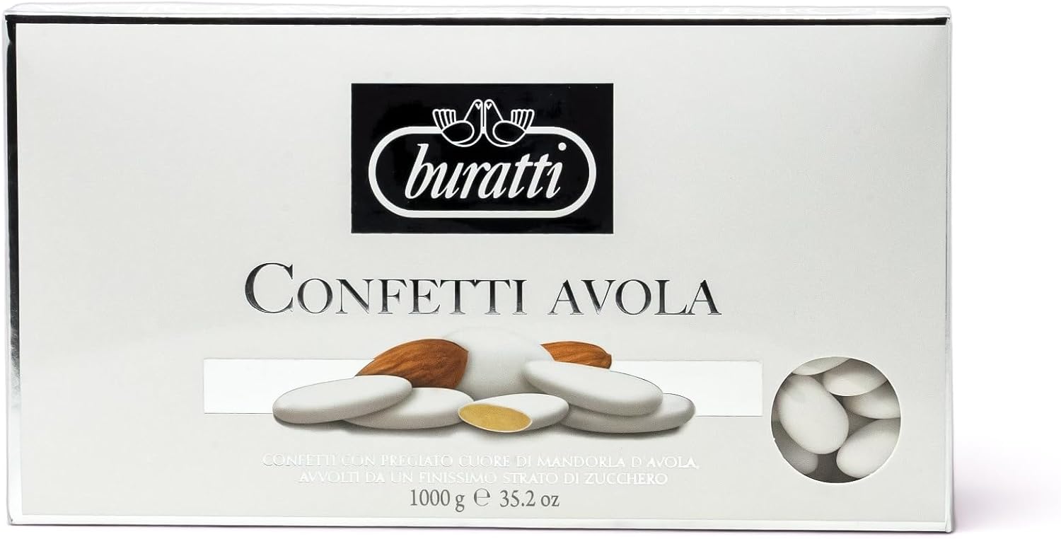Detalle de Buratti Confetti Dragées à l'amande d'avola Avole Torino 1 Kg