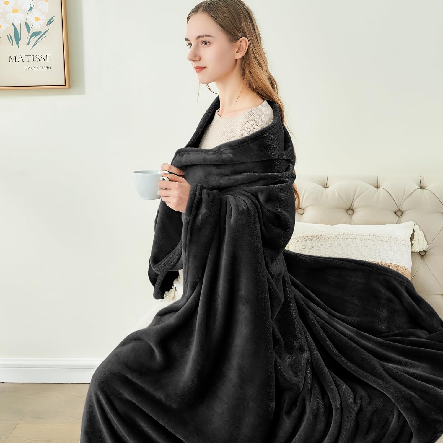 Thumbnail 3 de BEDELITE Fleece Blanket 50x60 inches cozy throw