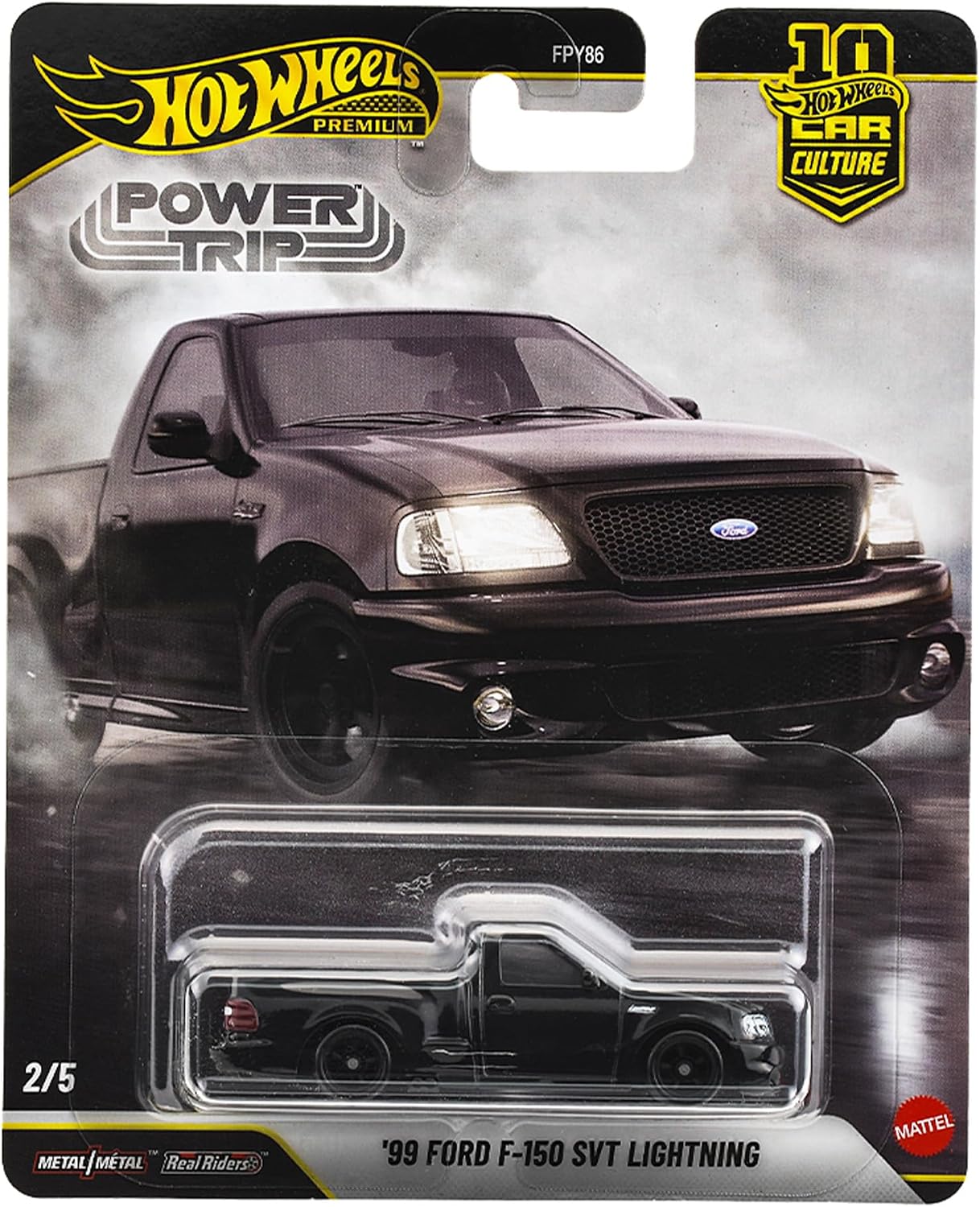 Detalle 2 de Hot Wheels JKF33 カーカルチャー パワートリップ '99 フォード F-150 SVT ライトニング 1/64 ミニカー