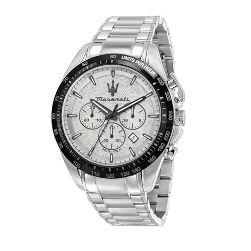 Detalle de Maserati Limited Edition Meteorite R8873612068: orologio cronografo da uomo in acciaio, 45 mm