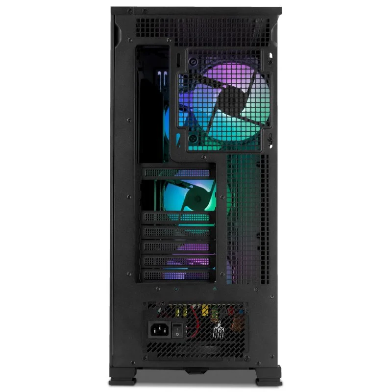 Detalle 2 de Yeyian Mirage X Full Tower cristal templado USB-C negra 🖥