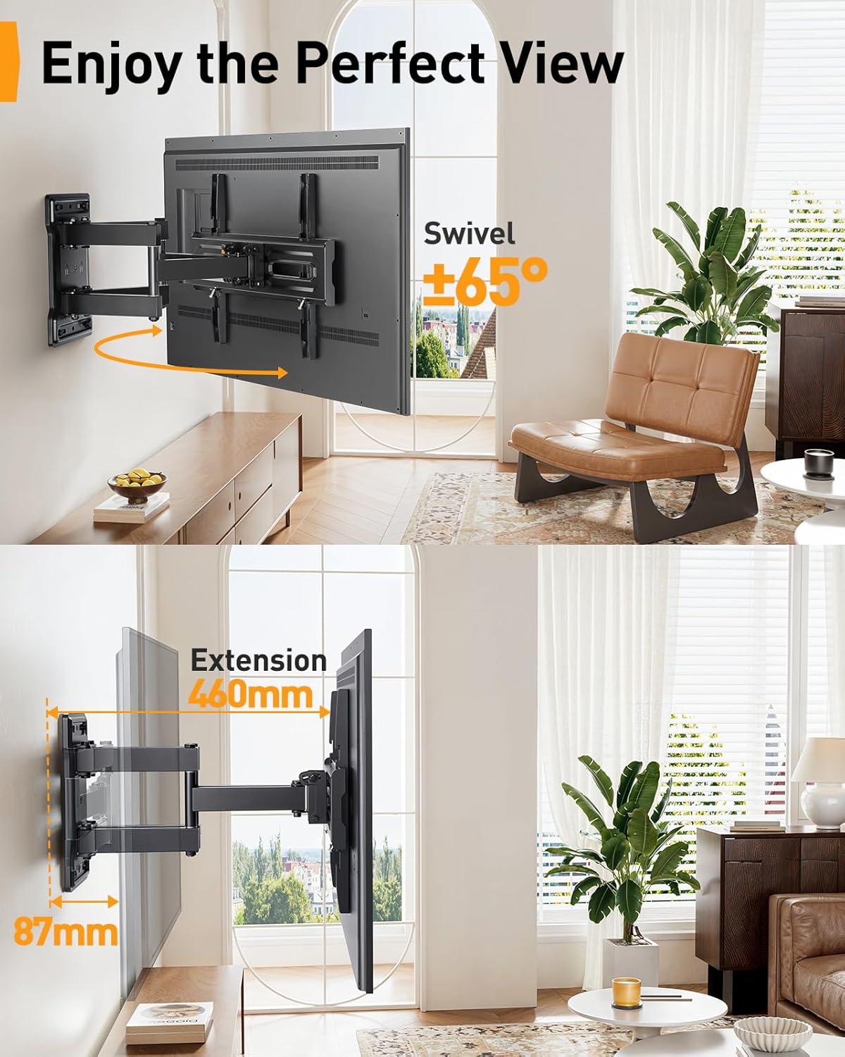 Thumbnail 2 de Perlegear Supporto TV da 23–70" fino a 50 kg