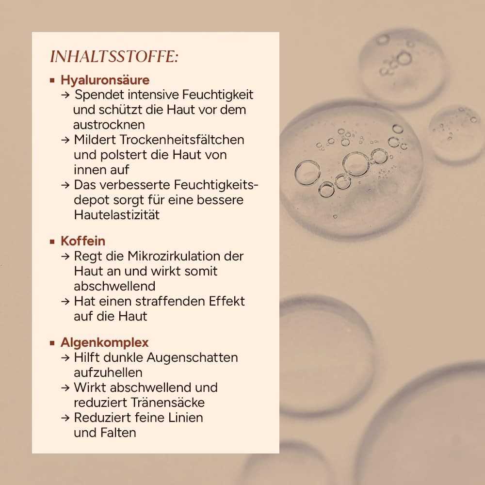 Detalle 1 de JUNGLÜCK Hyaluron Augengel Roll On 0,5%