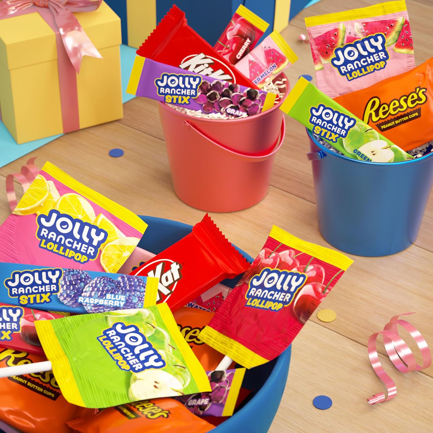 Thumbnail 4 de HERSHEY'S JOLLY RANCHER, KIT KAT & REESE'S Snack Size Candy Party Pack, 25.4 oz