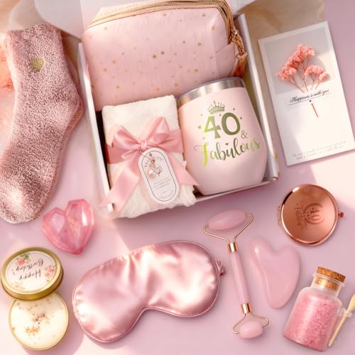Thumbnail 4 de Goanueei 40th Birthday Gift Hamper for Women – Spa Box with Tumbler and Accessories