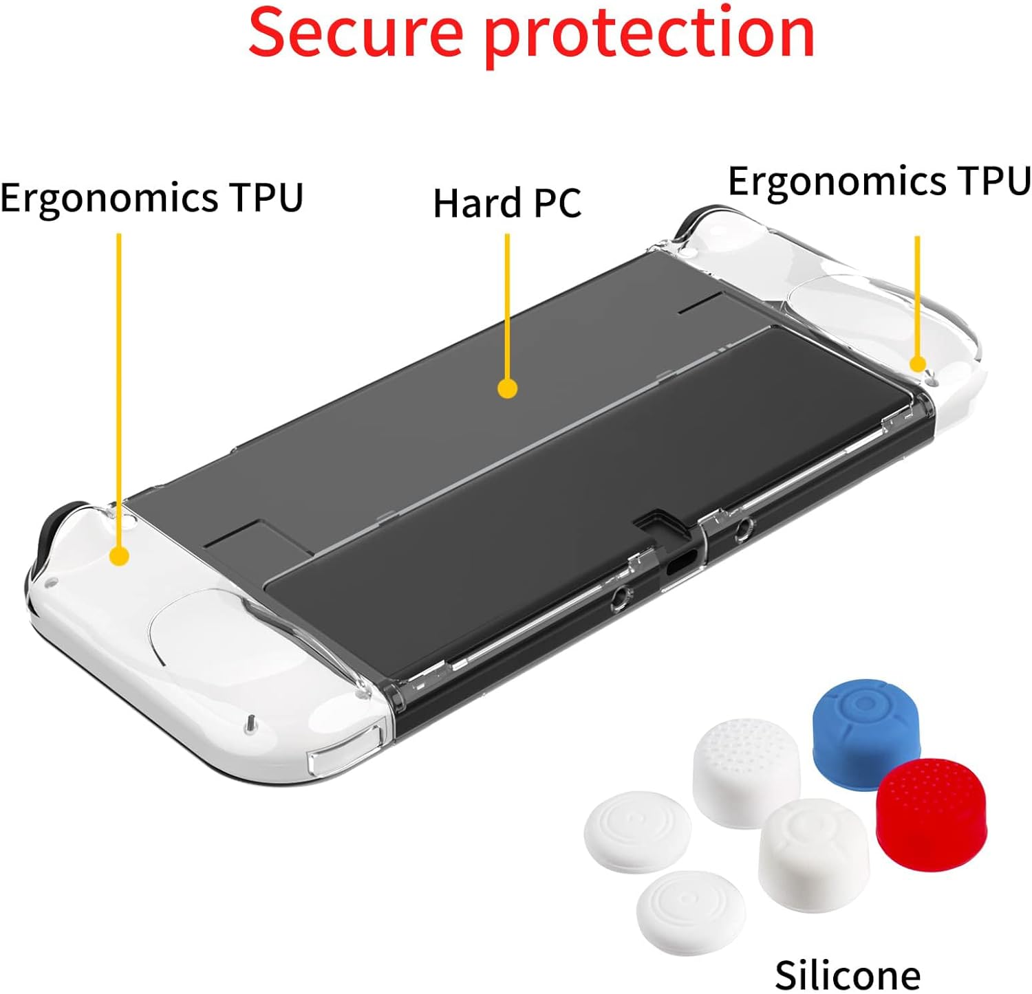 Thumbnail 5 de Teyomi Carcasa para Nintendo Switch OLED 7"