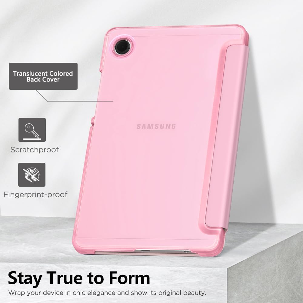 Thumbnail 5 de MoKo Hülle für Samsung Galaxy Tab A11 8,7 Zoll (2025) / Tab A9 8,7 Zoll (2023) – Leichtes Case mit Stand, Blumen Rosa