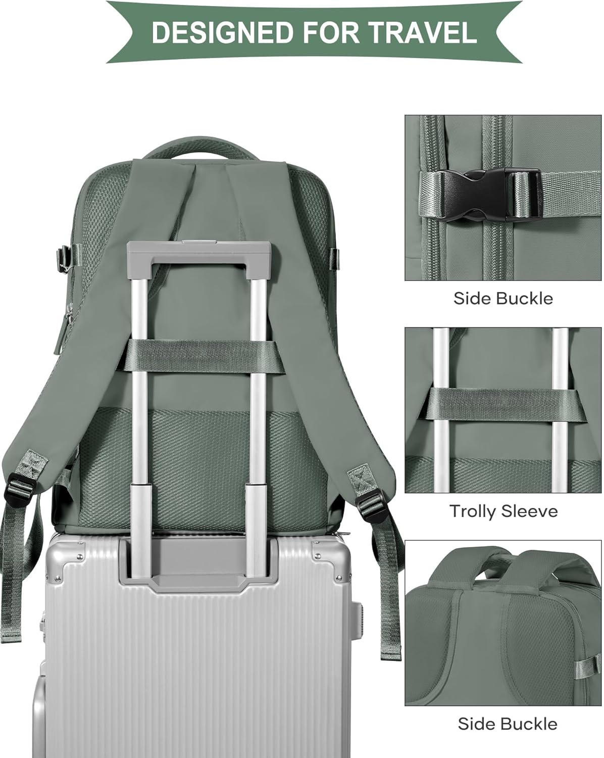 Thumbnail 6 de SZLX Mochila de viaje mujer 42 cm