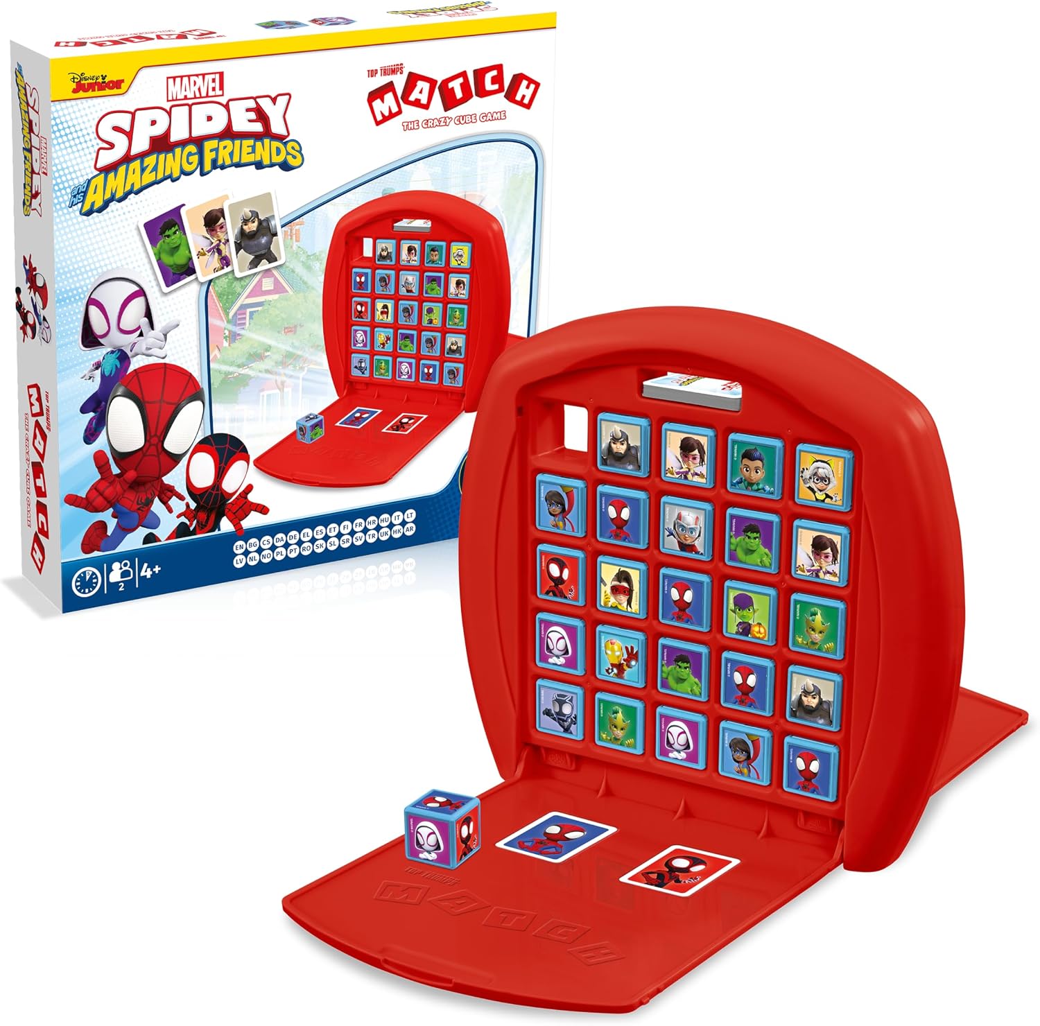 Detalle 2 de Top Trumps Match Spidey & Friends – Gioco da tavolo per due giocatori