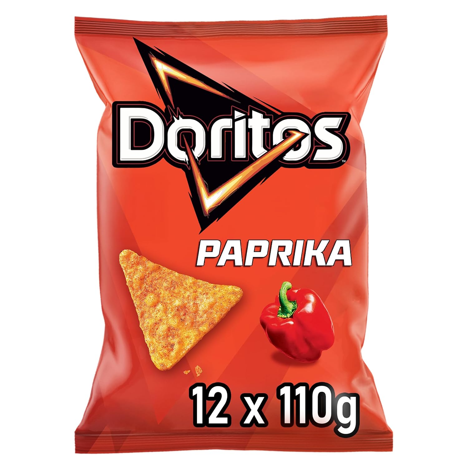 Detalle de Doritos Paprika 110 g Packung 🍿