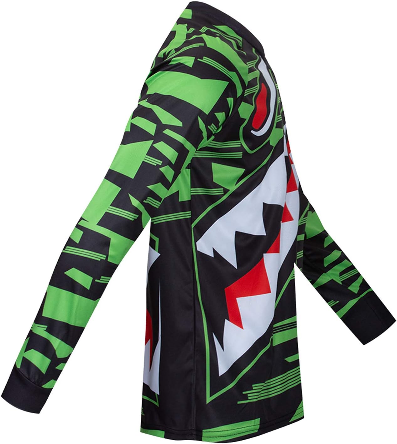 Detalle de PSPORT Dirt Bike Shirts for Men: Motocross Long Sleeve Jersey for Off-Road Riding