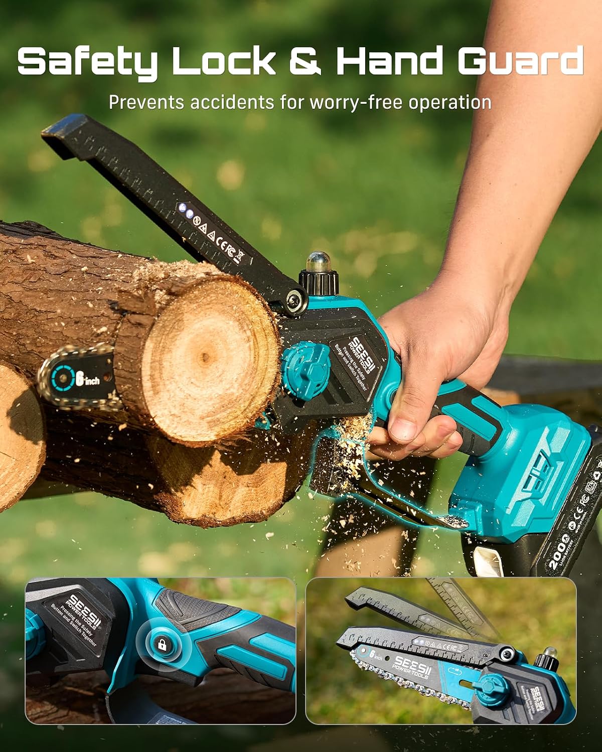 Thumbnail 6 de SEESII 2-in-1 Electric Pole Saw, 6-Inch
