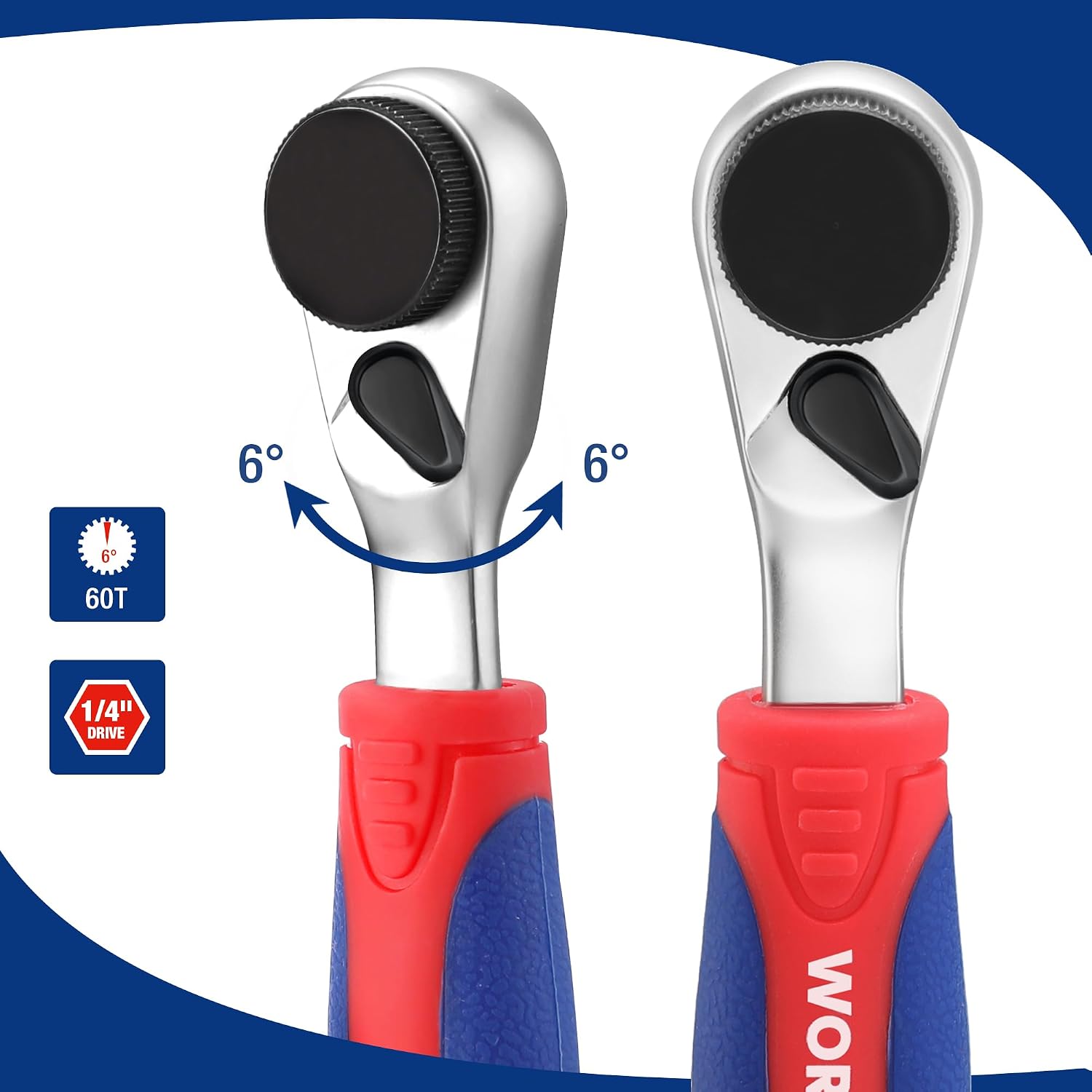 Thumbnail 2 de WORKPRO Set di Bit Avvitamento con Cricchetti – 41 Inserti e Portapunte con Custodia