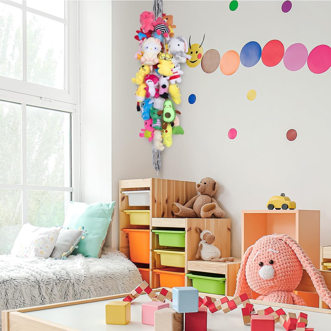 Thumbnail 6 de Toy Storage Chain Hanging Organizer 79in
