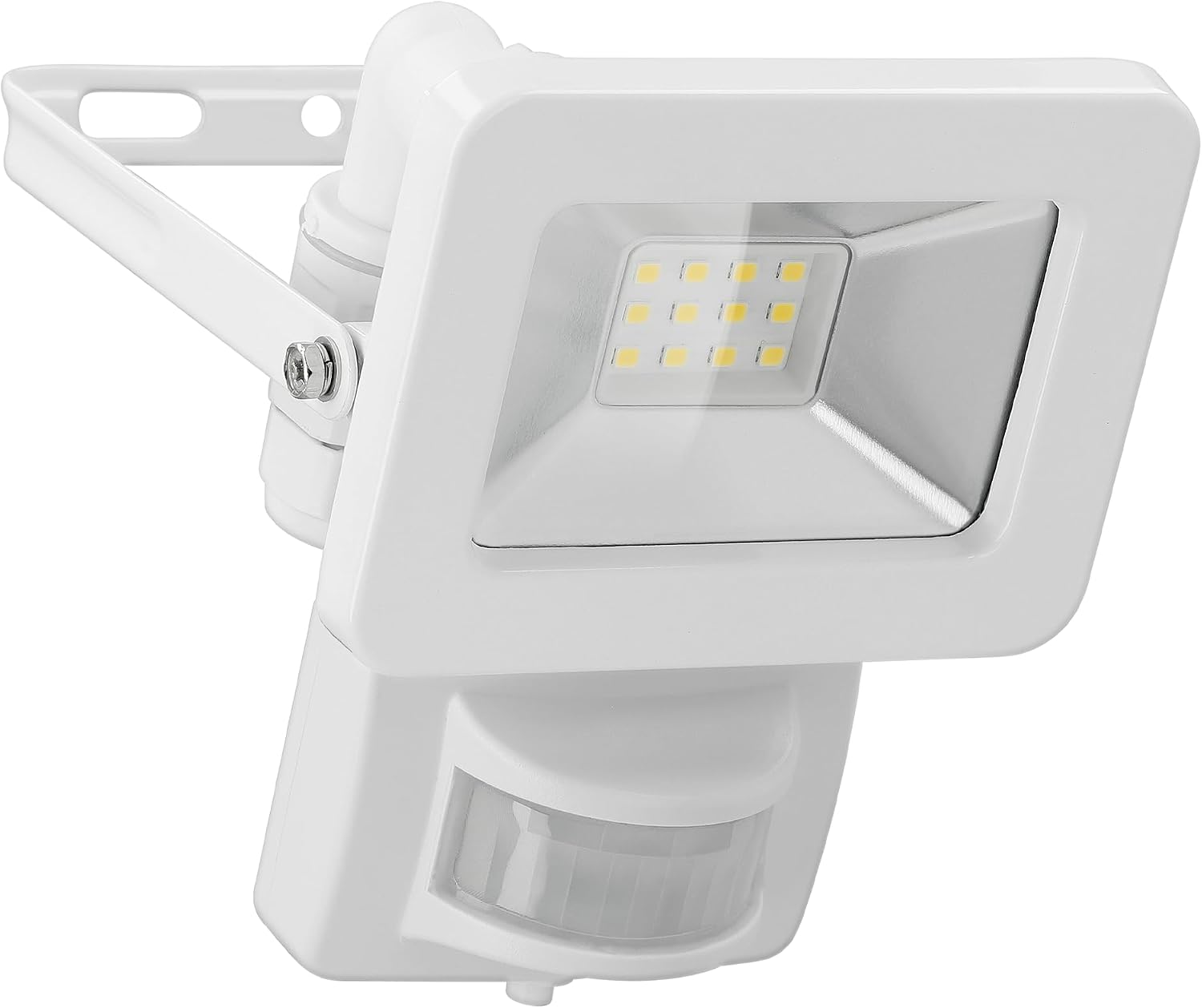 Detalle de goobay 53878 reflektor LED 10 W, 850 lm, z czujnikiem ruchu IP44