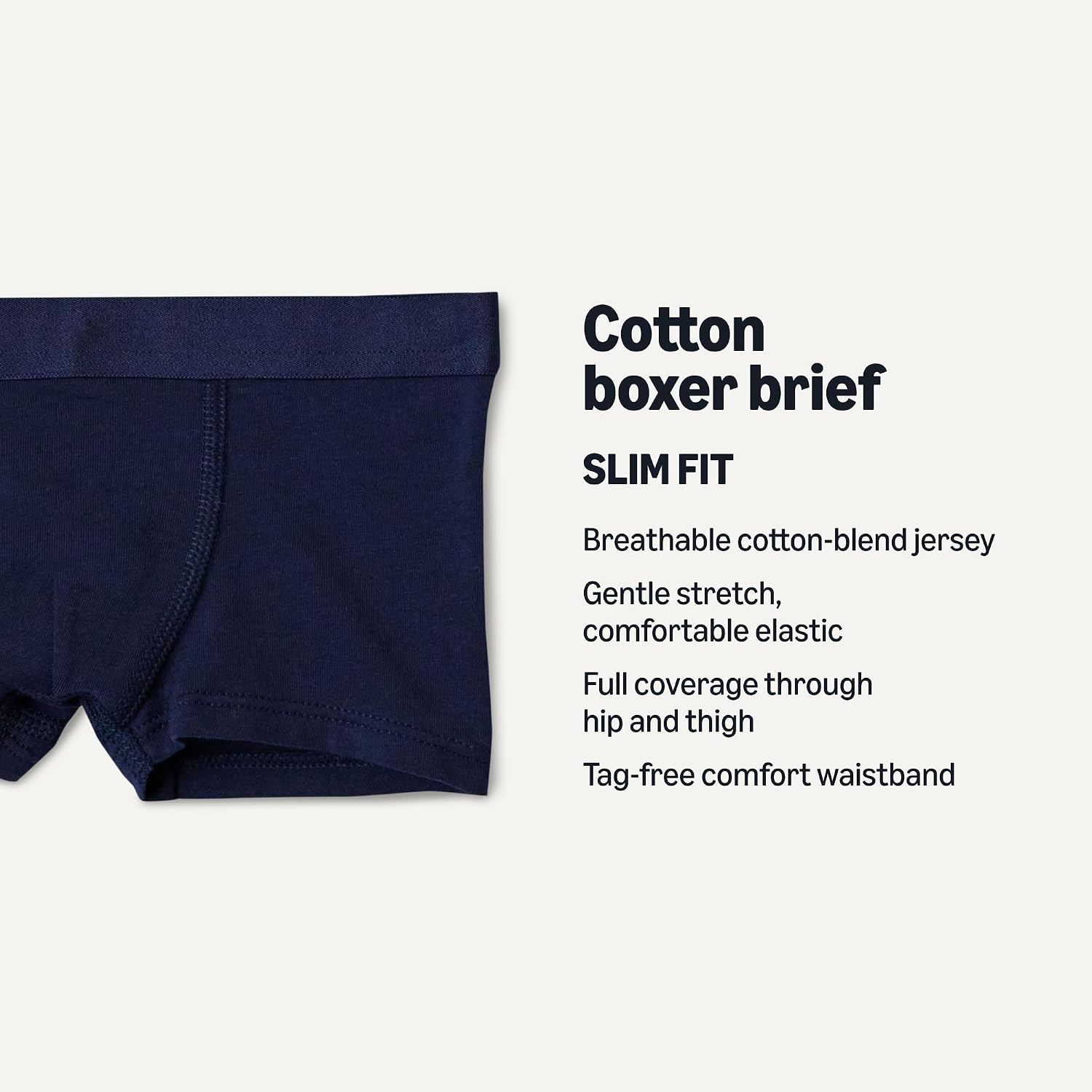 Detalle 2 de Amazon Essentials Boys' Cotton Jersey Boxer Brief Pants
