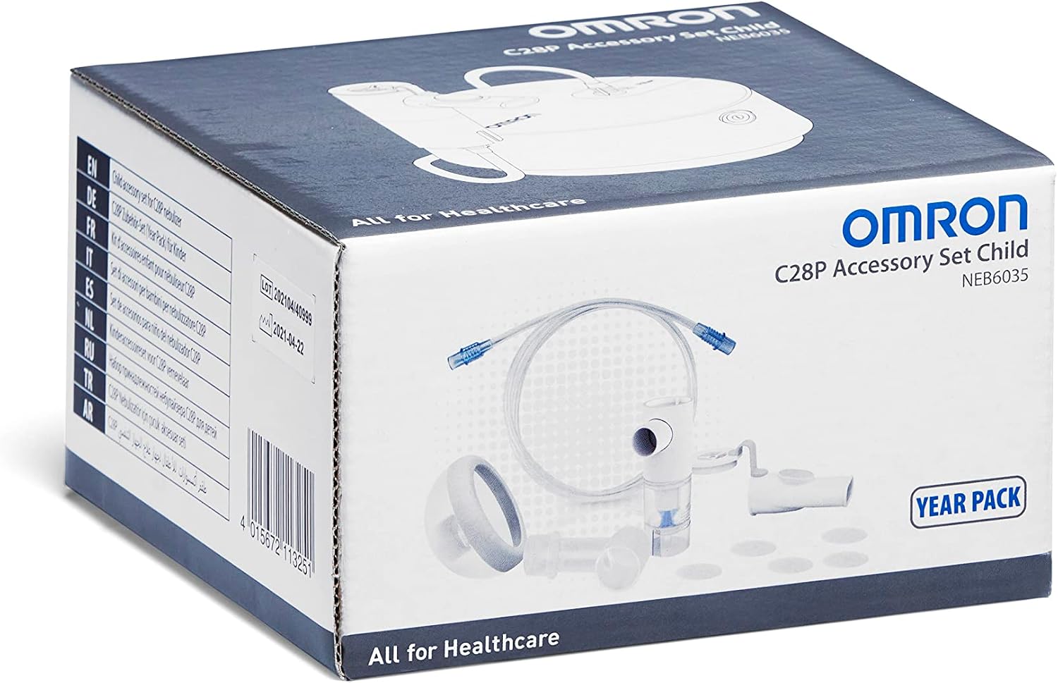 Thumbnail 4 de OMRON NEB6035 – zestaw akcesoriów do nebulizatora X105 Advanced z maską dziecięcą