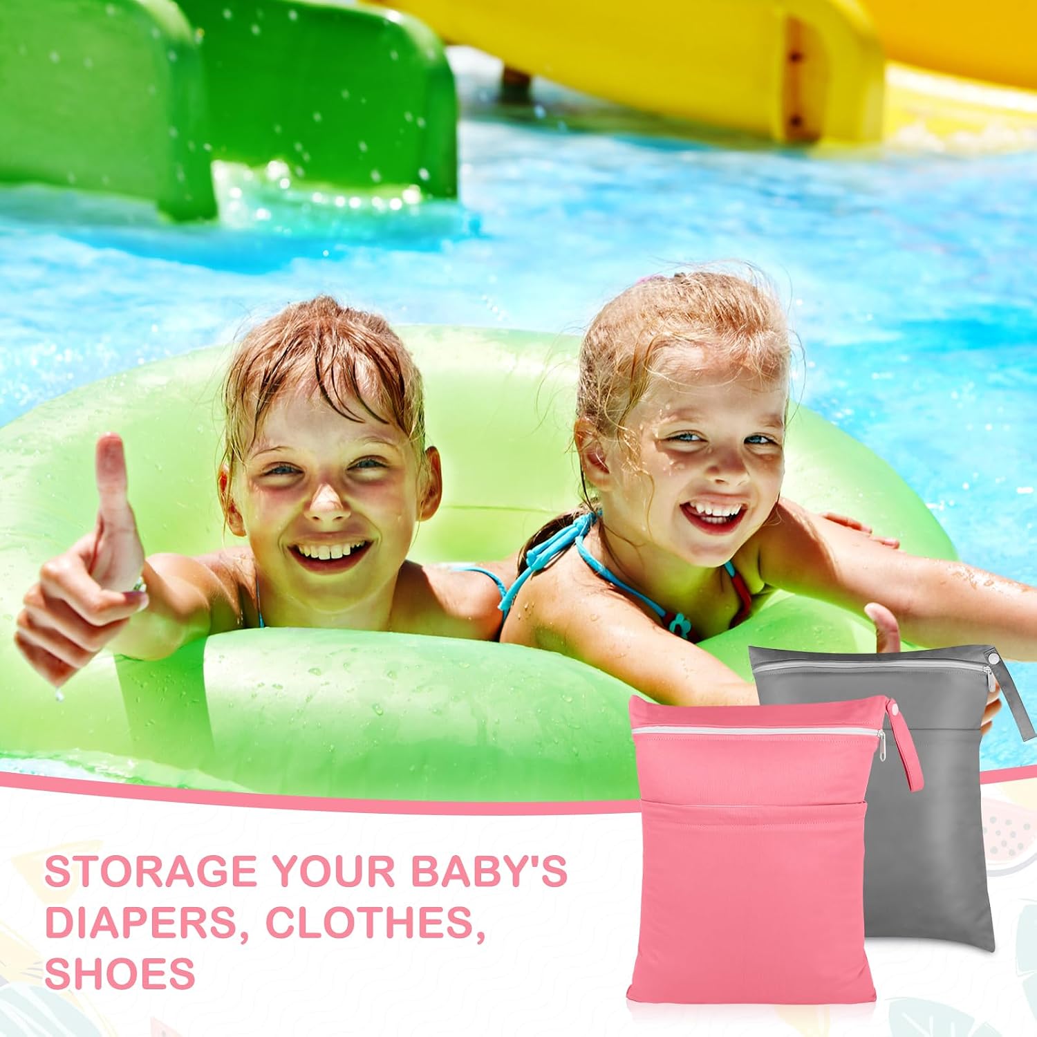 Thumbnail 6 de Angel Love Wet/Dry Diaper Bags, 2-Pack
