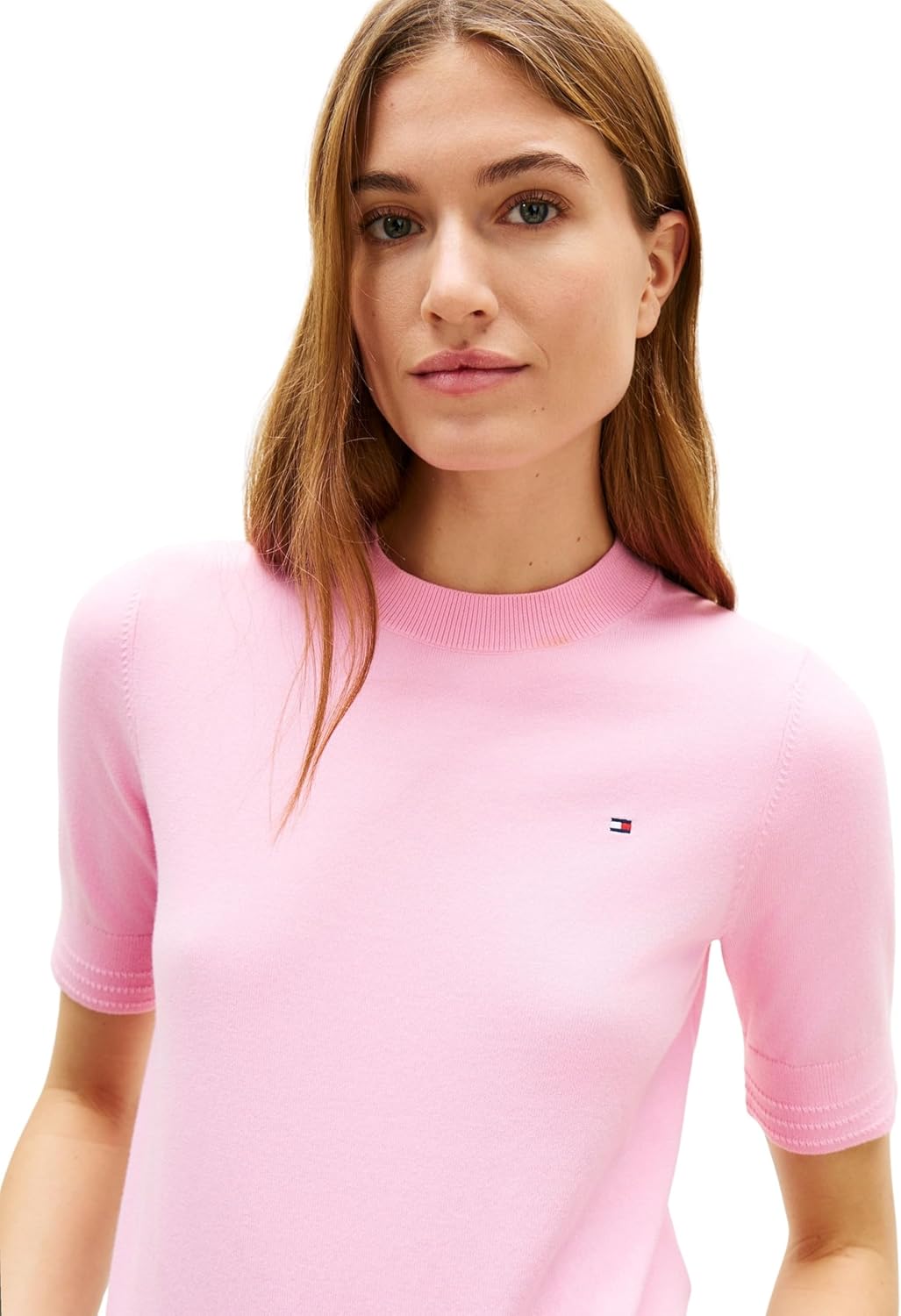 Thumbnail 2 de Tommy Hilfiger Co Jersey Fine GG C-nk SS Swt Ww0ww49705 Pullover Donna