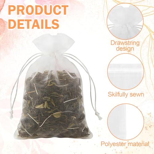 Thumbnail 2 de Pynzeka – 100 Bolsas de Organza 10x15 cm para Joyas, Regalos y Festivales