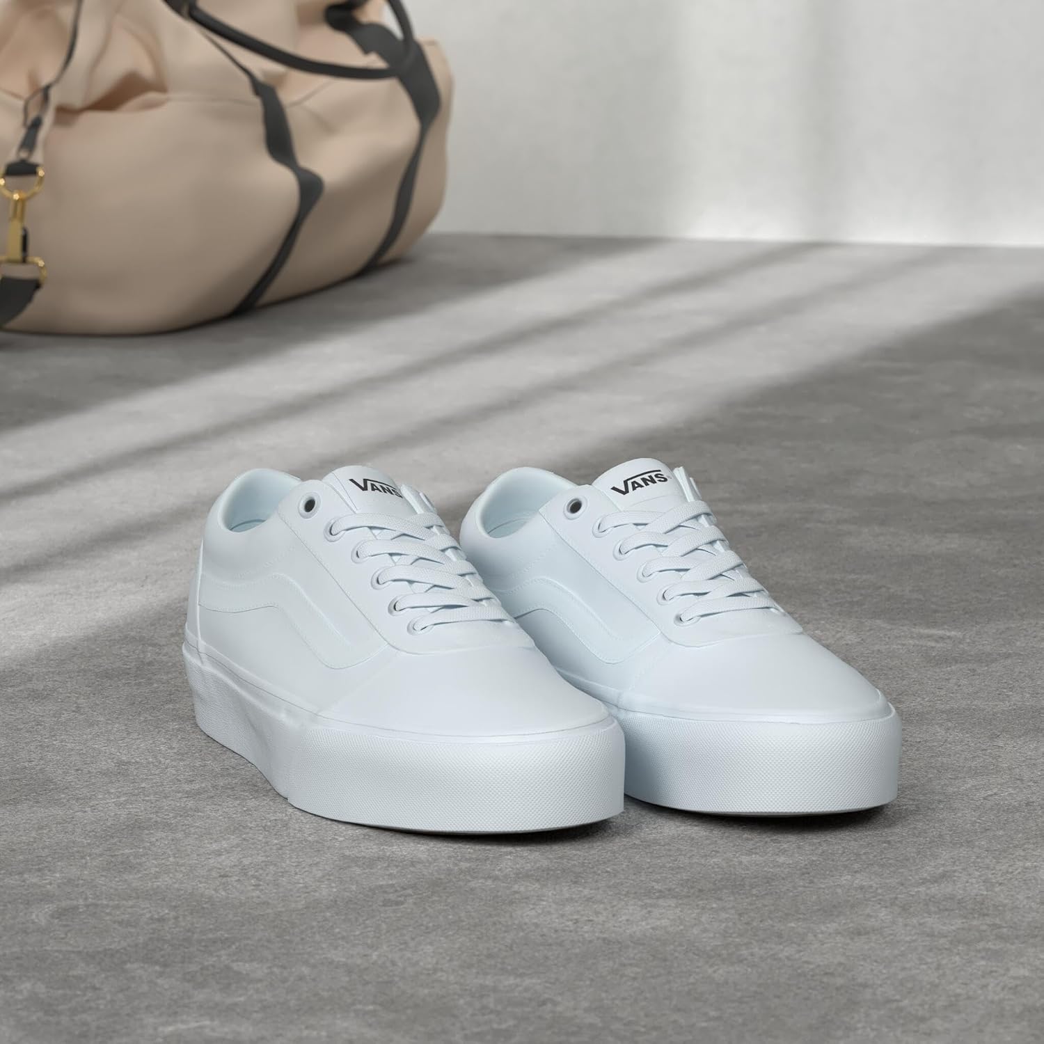 Thumbnail 6 de Vans Ward Platform Canvas White 42