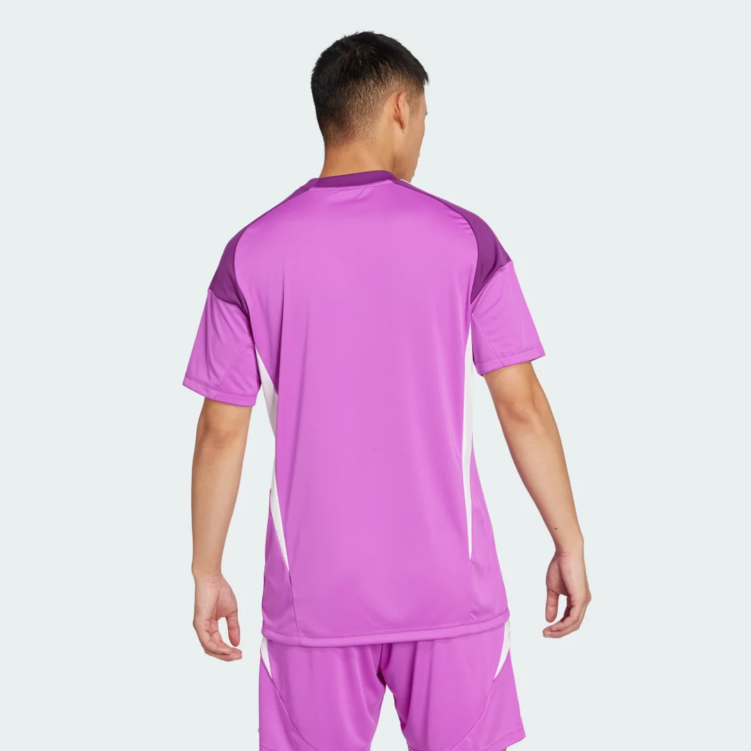 Detalle de Camiseta portero Tiro 25 Competition de Adidas – color violeta