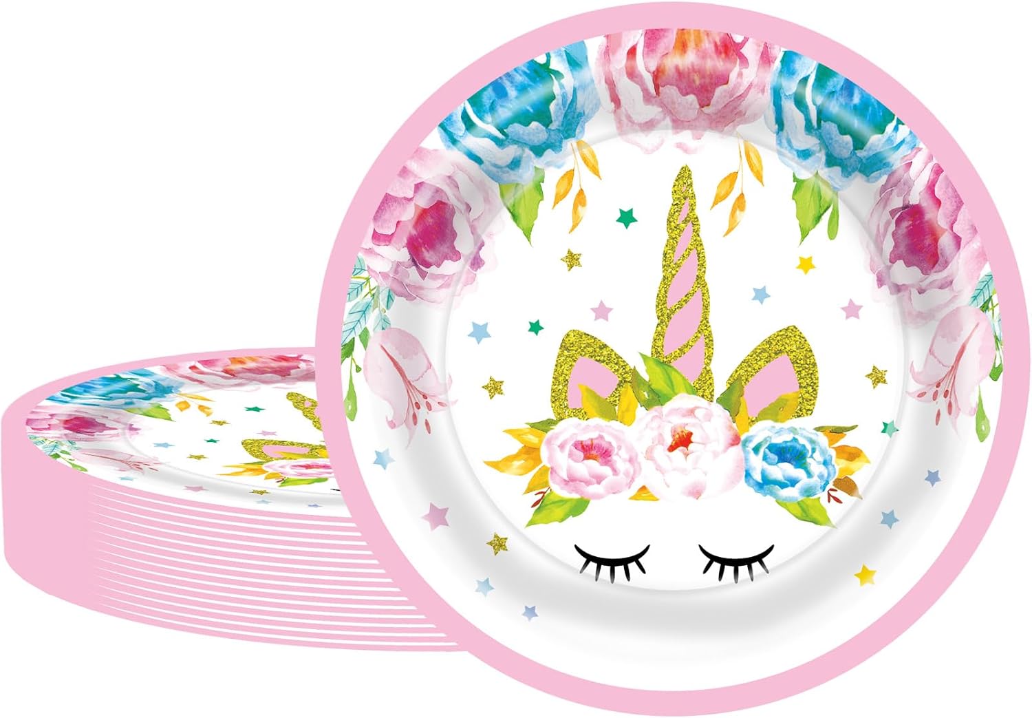 Detalle 1 de POPOYU Unicorn Party Cups 9oz 250ml