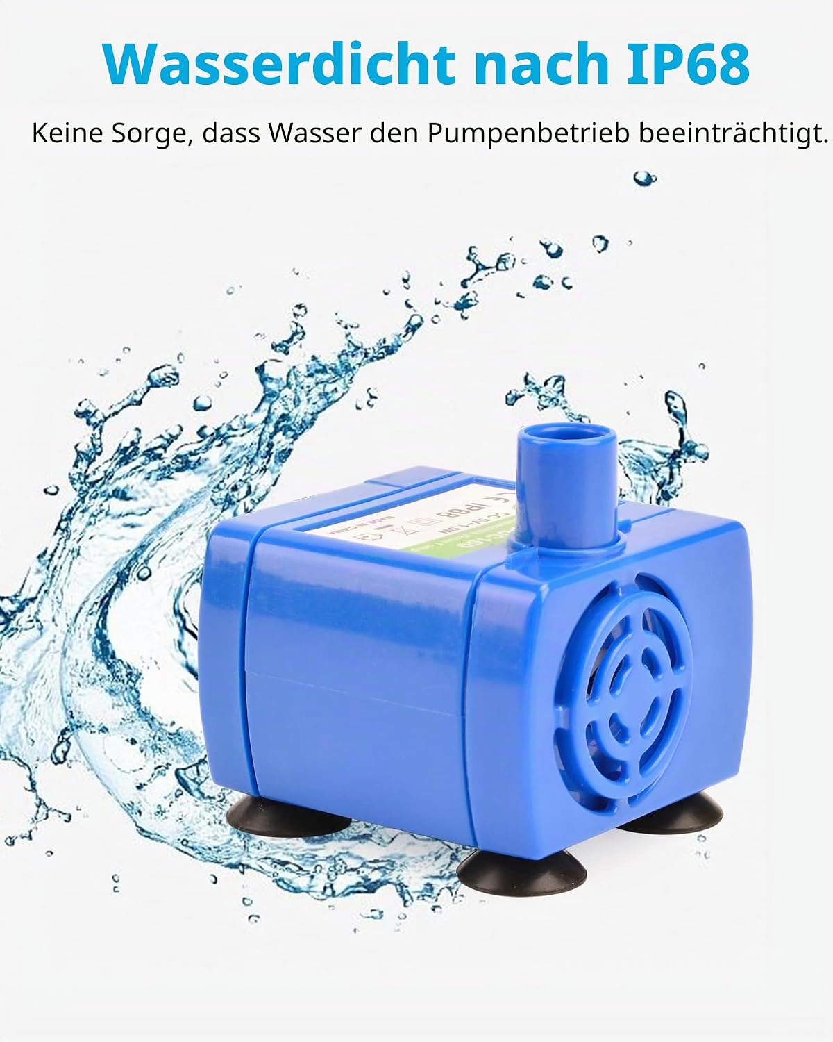 Detalle 2 de NICREW Ersatzpumpe für Katzentrinkbrunnen – Ultra leise, 12V, IP20, 2,4 L System
