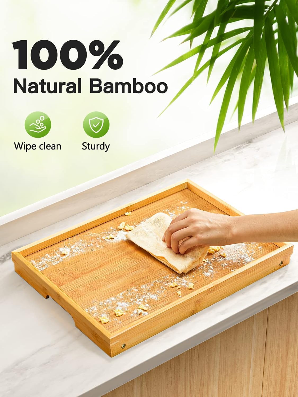 Thumbnail 6 de Pipishell Bamboo Bed Tray Table Foldable Legs
