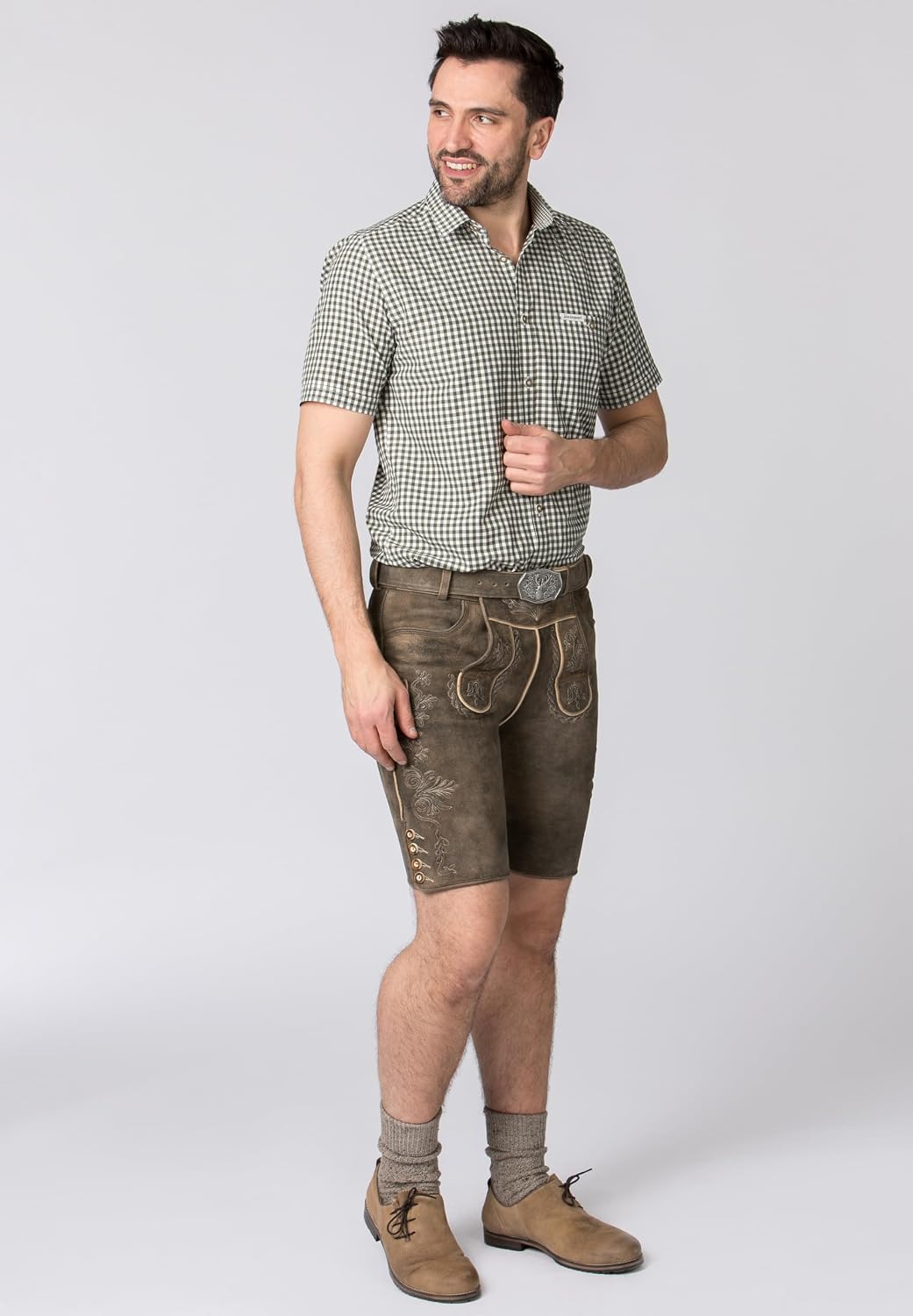 Detalle 2 de Stockerpoint Renko3: Chemise Trachten Homme à Carreaux