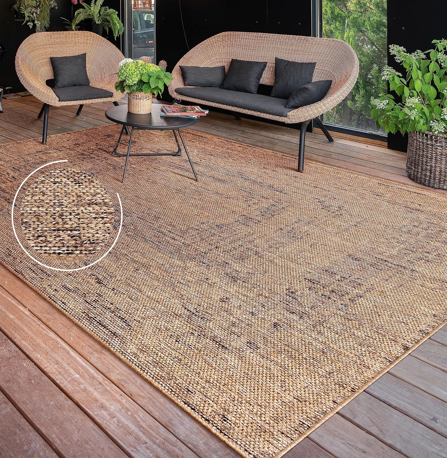 Detalle de Paco Home tapis extĂ©rieur 80x150 cm đ