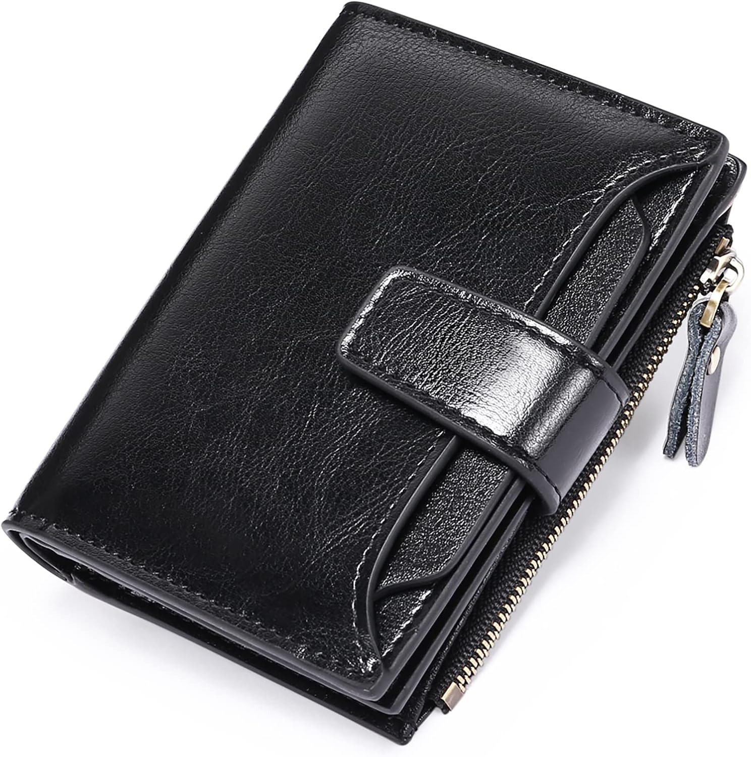 Detalle de SENDEFN RFID Leather Small Bi-fold Wallet 5.12