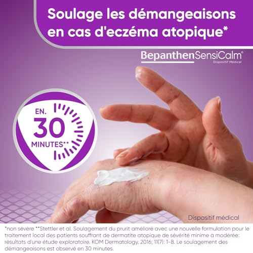 Detalle de BepanthenSensicalm Crème Eczéma Anti-Démangeaisons 50g + Baume 10ml