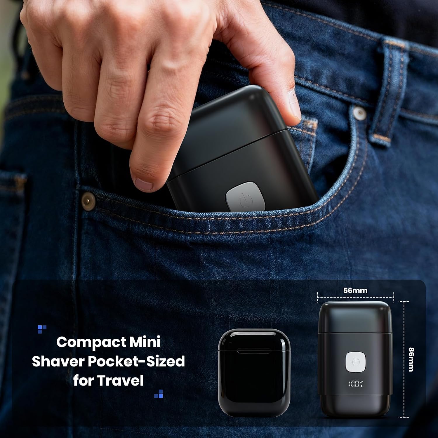 Thumbnail 5 de TLMUSE Foil Shaver (2026 Upgraded) — Compact, Magnetic, USB-C Travel Razor
