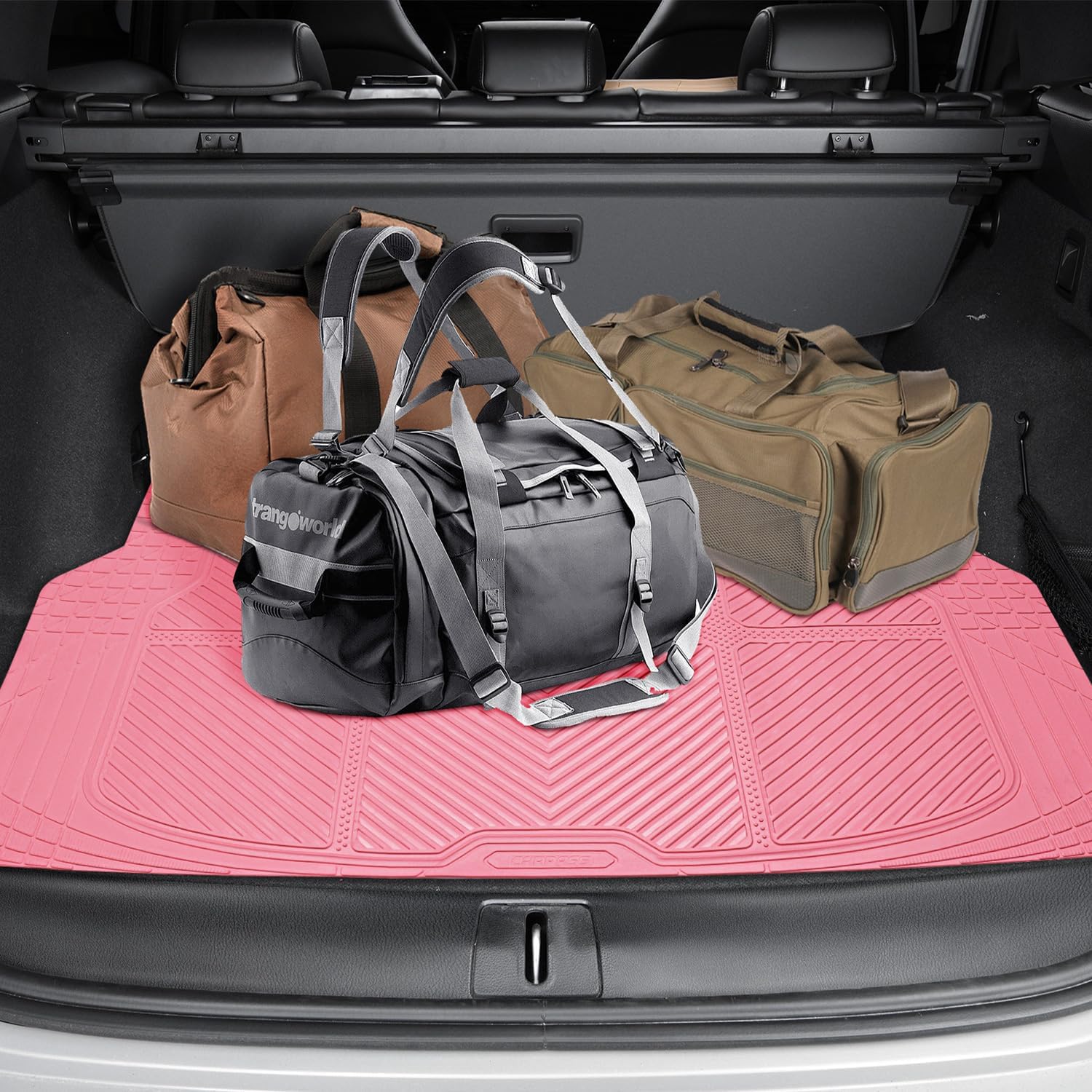 Thumbnail 4 de CAR PASS Heavy Duty Rubber Floor Mats - Pink