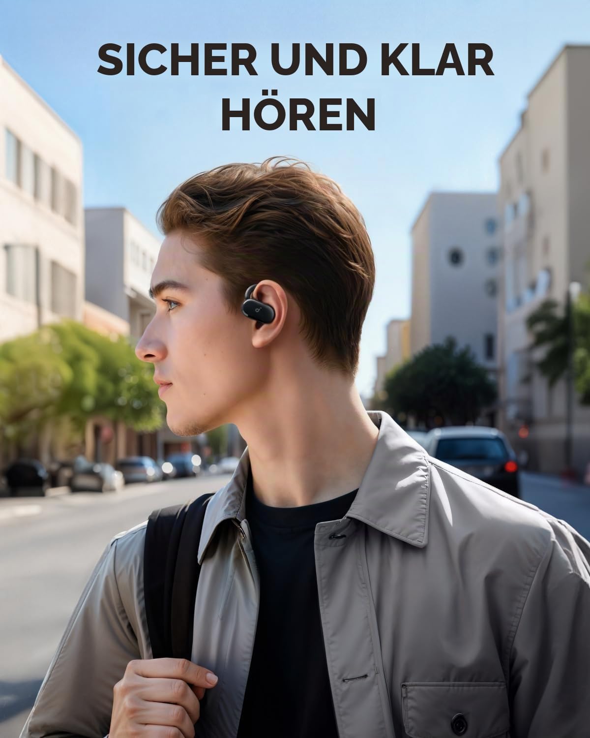Thumbnail 1 de soundcore Anker V20i Open Ear Headphones – Refurbished, stilvoller Open-Ear Komfort, 36 Std. Laufzeit