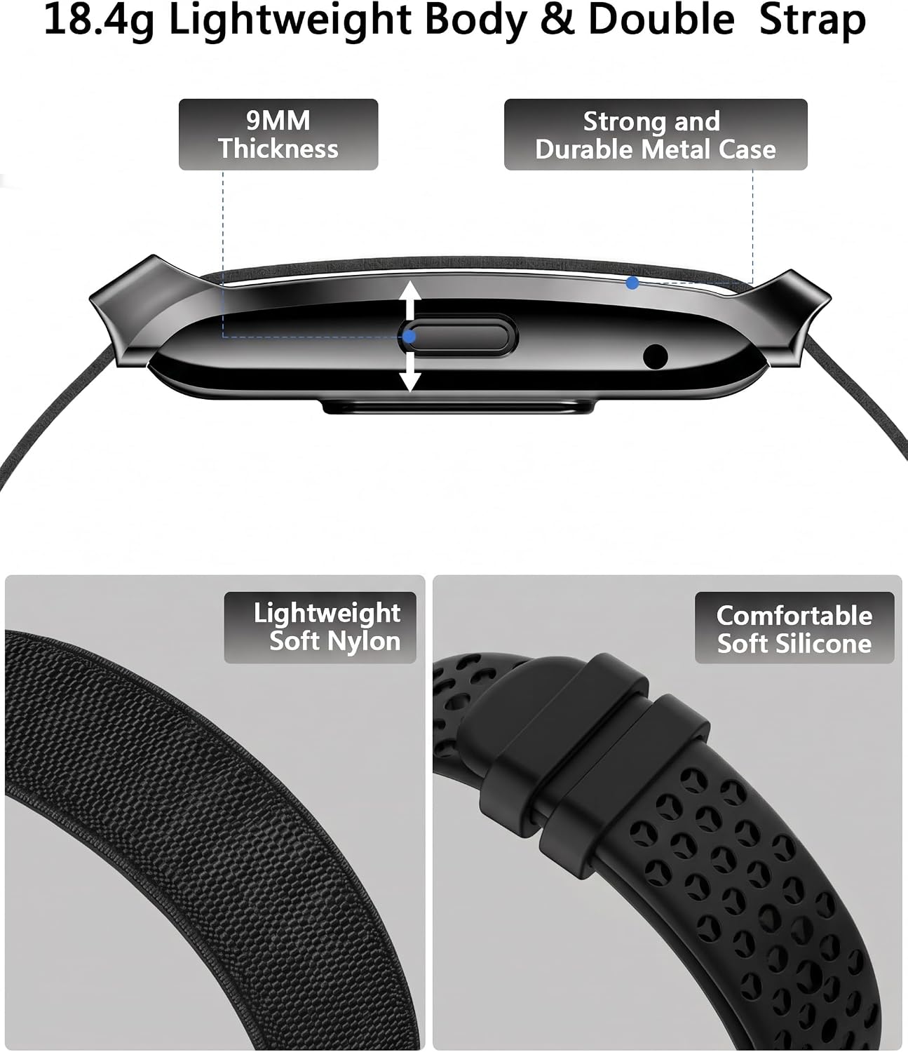 Thumbnail 5 de SOUYIE DS10 Screenless Fitness Tracker with 170+ Sports Modes and Sleep Tracking