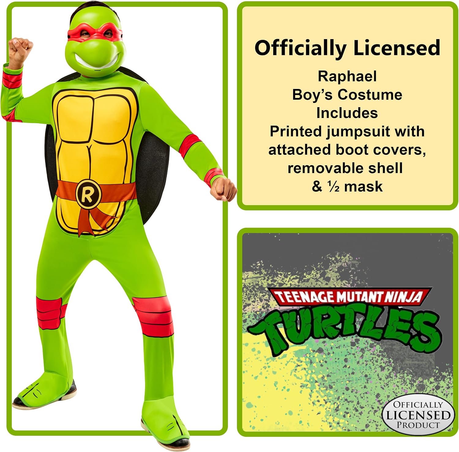 Detalle 2 de Rubies Raphael Costume for Kids, Medium (7/8)