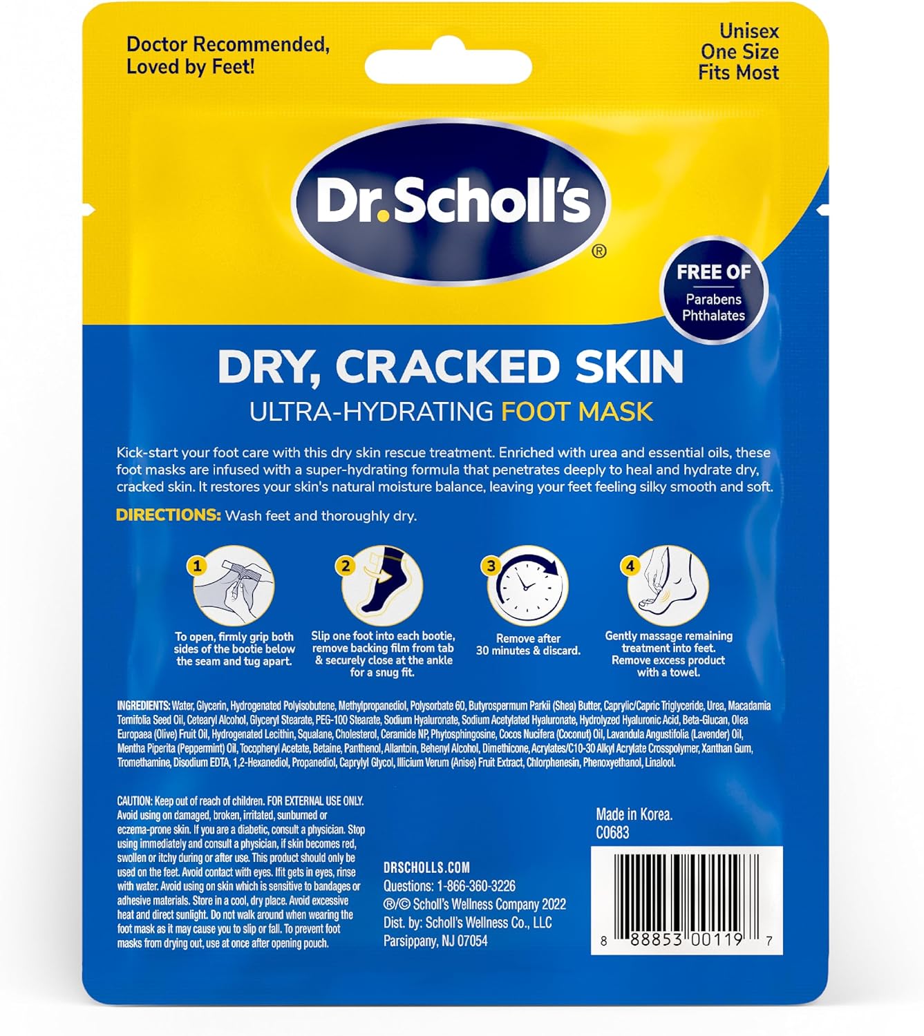 Thumbnail 6 de Dr. Scholl's Ultra Hydrating Foot Mask 3 Pairs