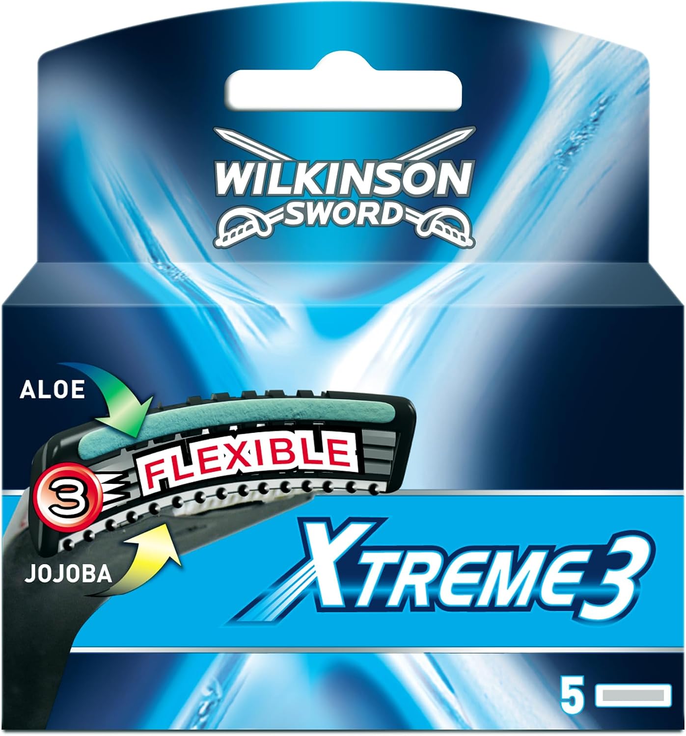 Detalle de Naturalium Wilkinson Sword Xtreme 3 – Lames de rasoir pour Homme