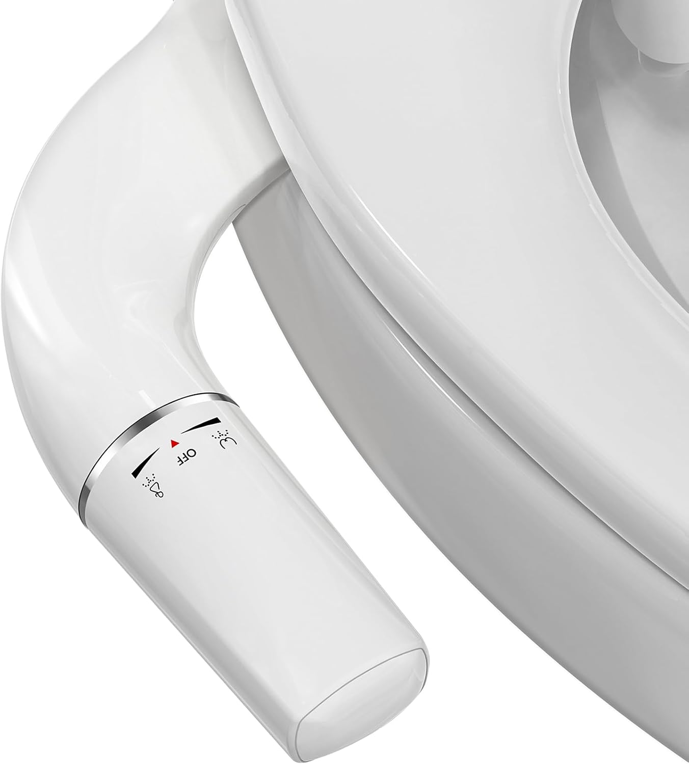Detalle de PENDEJATO-7 series bidetopzetstuk voor toilet met dubbele sproeier