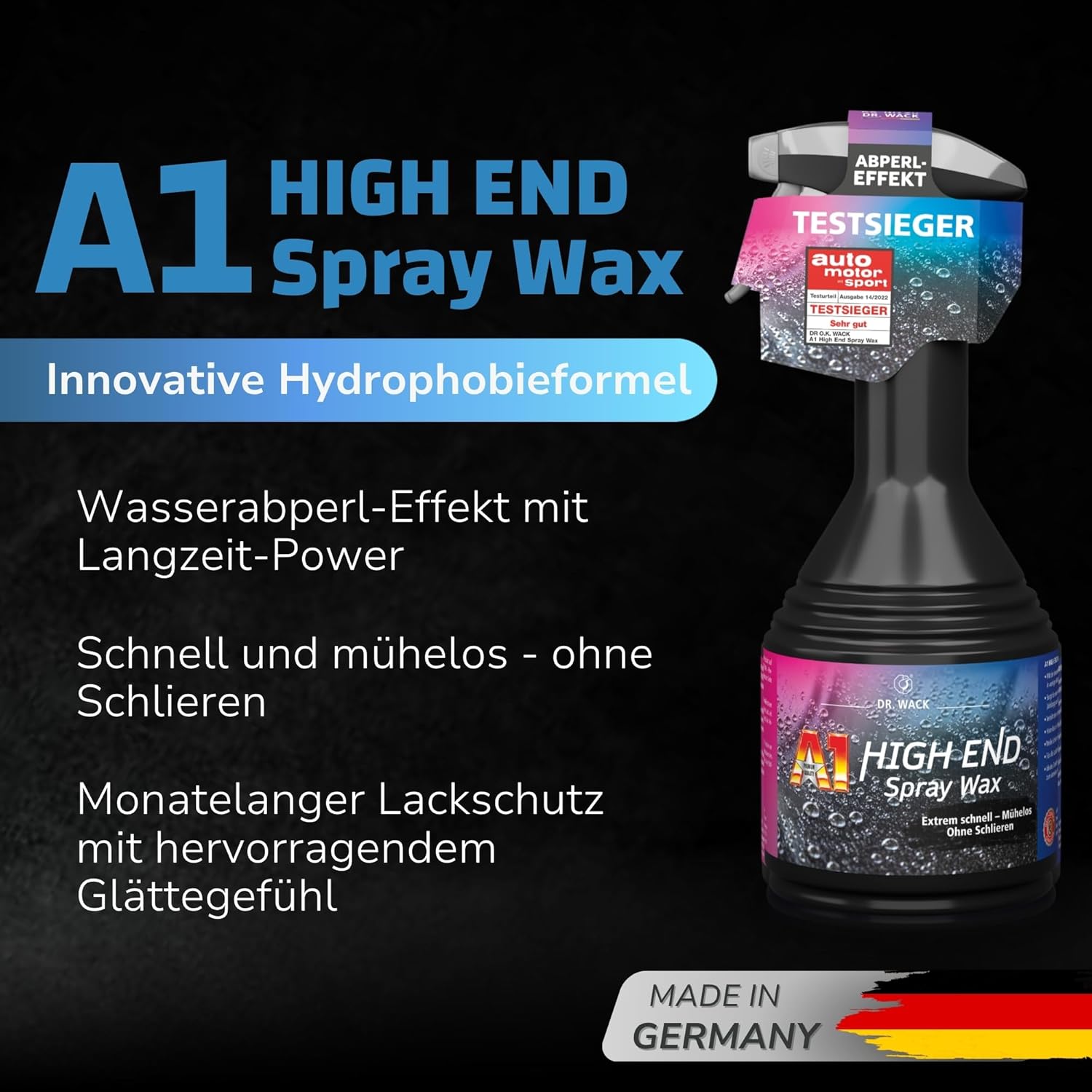 Thumbnail 1 de DR. WACK A1 Spray Wax 500 ml