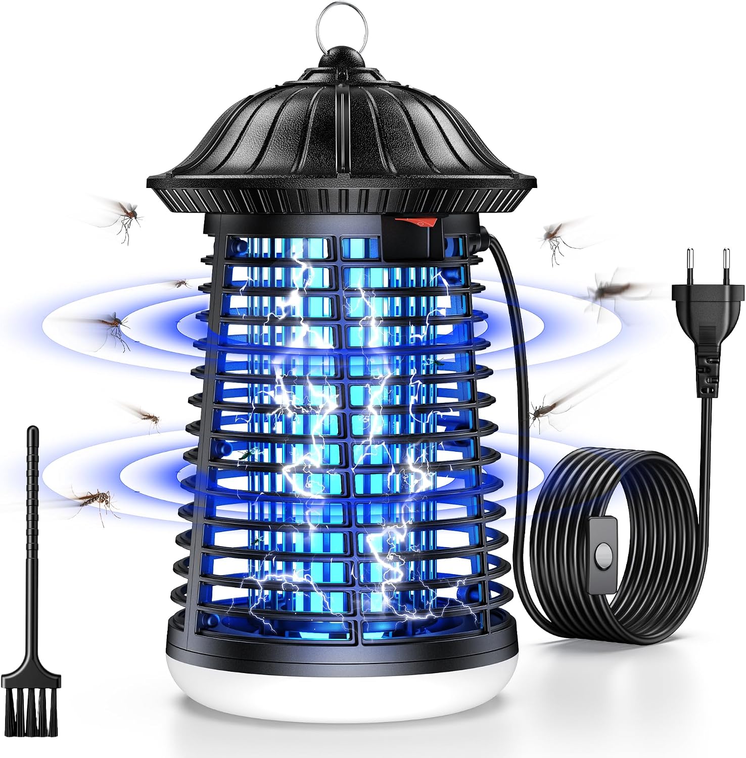 Detalle de Lámpara Antimosquitos VIWAVE con LED y 4200 V: uso interior y exterior