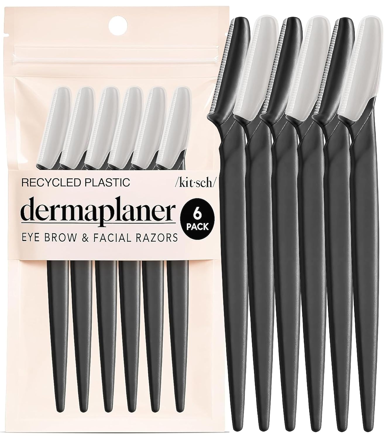 Kitsch Dermaplane Razor 6-pack — facial shaver 🪒